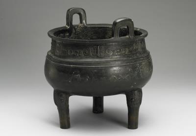 图片[2]-Ding cauldron with qiequ curled dragon pattern, Western Zhou period (c. 1046-771 BCE)-China Archive